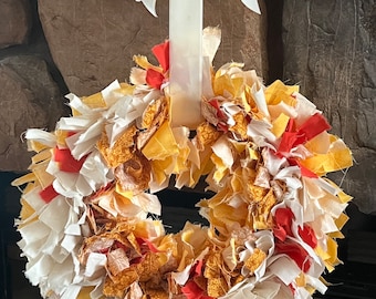 Primitive Rag Wreath