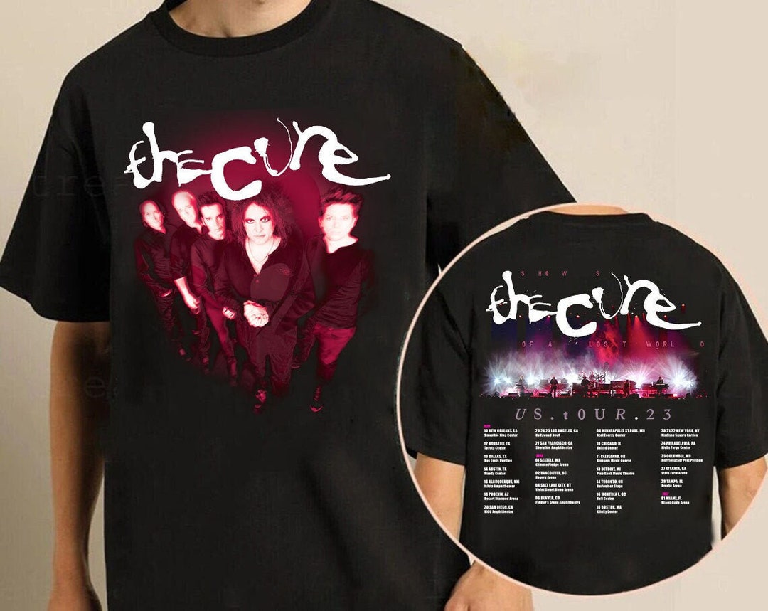 Buy The Cure 2023 North American Tour Dates Tshirt the Cure Online in