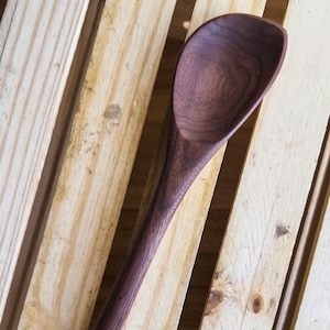 Heirloom walnut cooking spoon