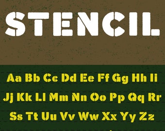 Penguin Stencil Font