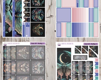 Mystical Moths - Happy Planner Classic Monthly