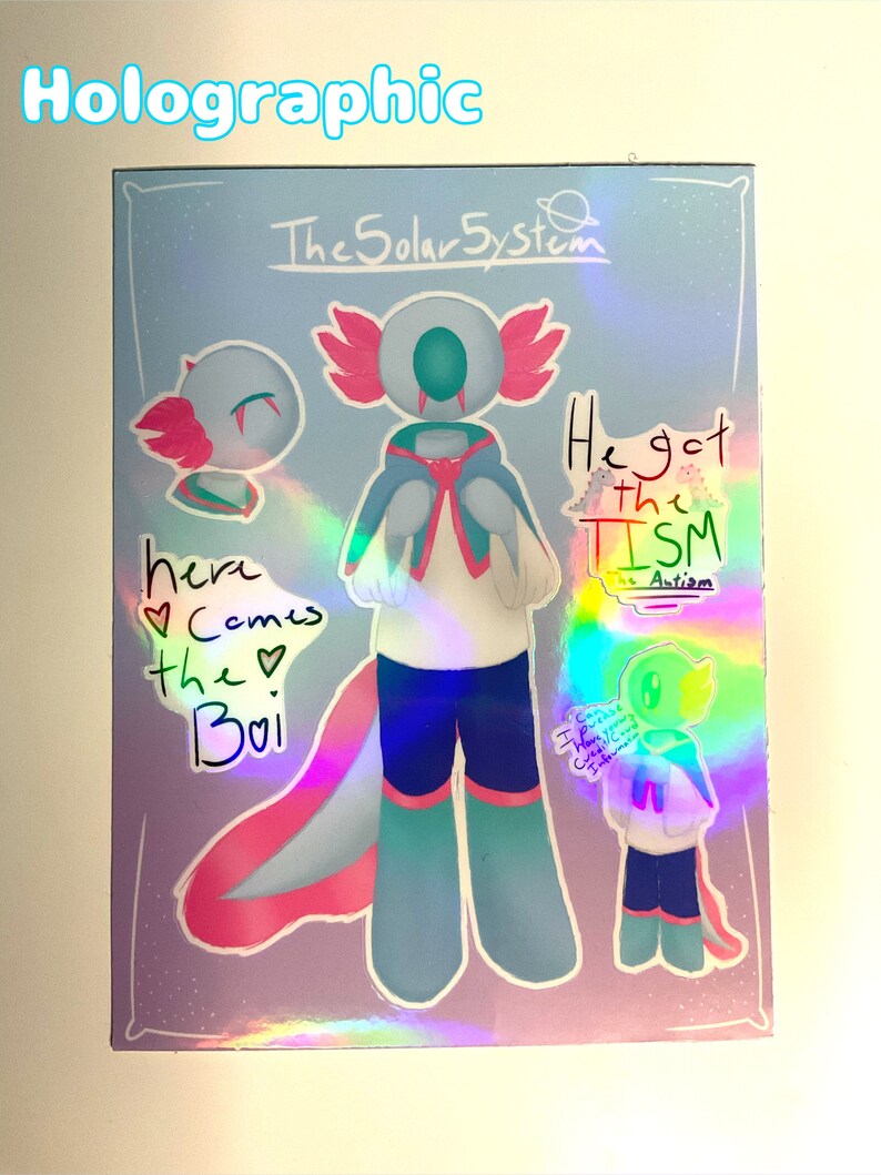 Sticker Commissions Custom Character Sticker Sheet Commissions Full Color (waterproof) - Etsy