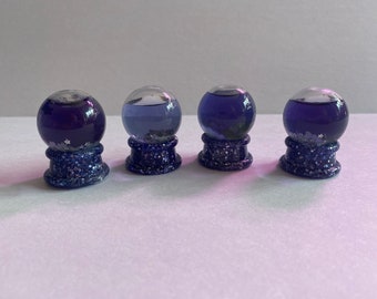 Space themed snow globe