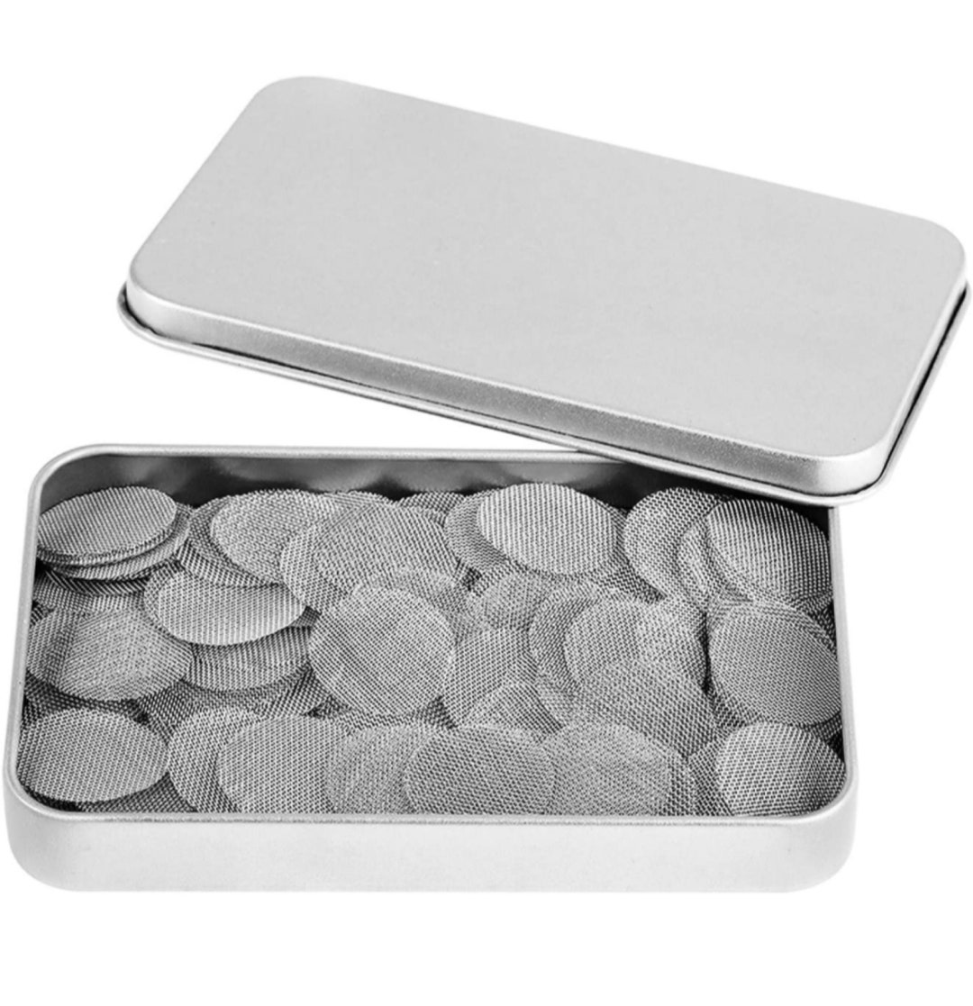 200 PCS Pipe Screens Metal Pipe Screen 100 Stainless Steel Etsy