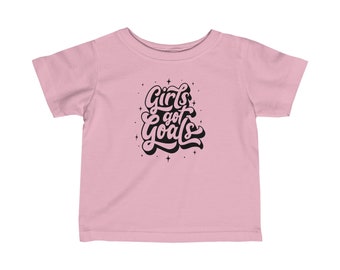 Girls Got Goals - Baby T-shirt - Het meest brutale Baby Infant Fine Jersey T-shirt