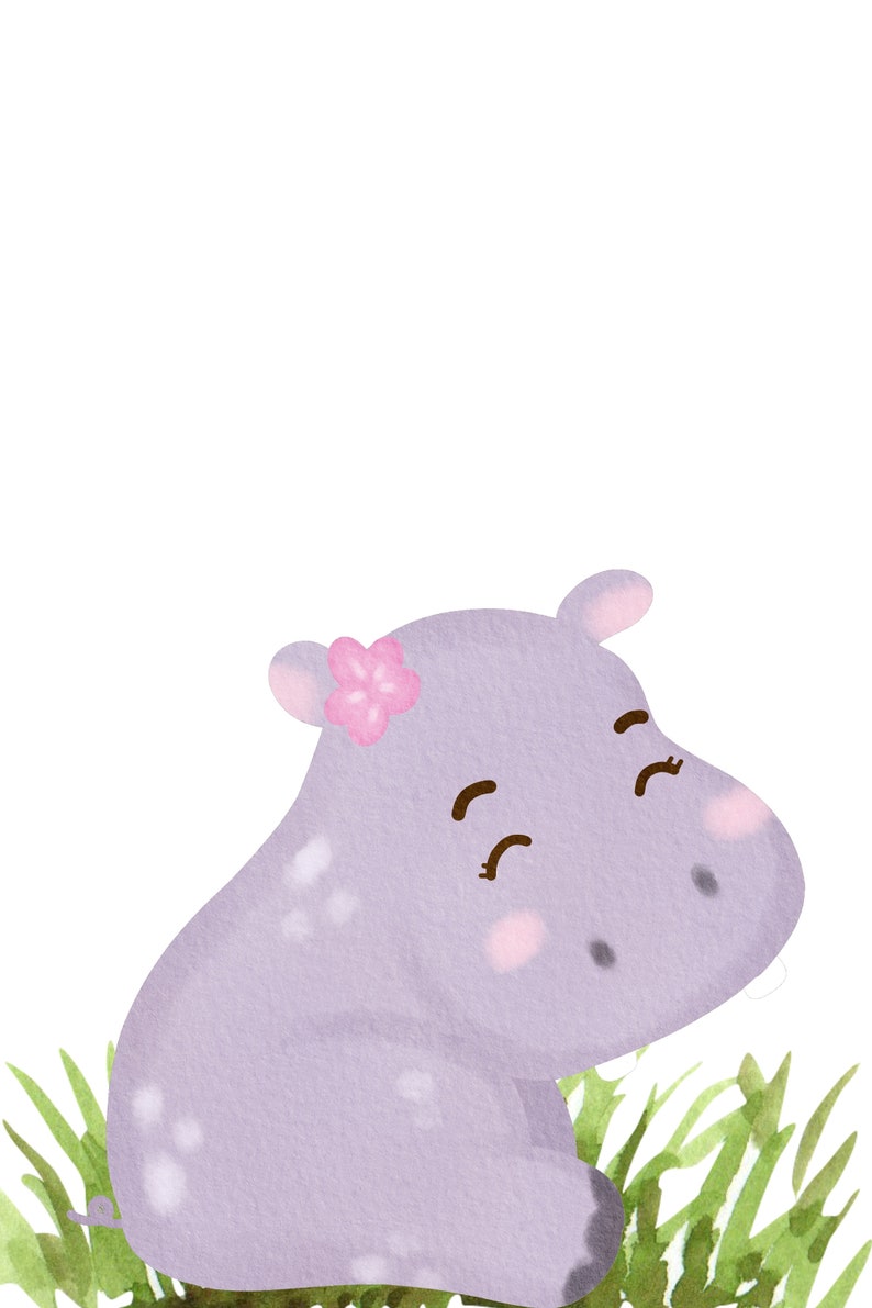 PRINTABLE Baby Animal Set of 6, Wall Art, Nursery Wall Art Decor ...
