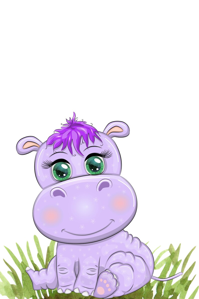 PRINTABLE Baby Animal Set of 6 Wall Art Nursery Wall Art Etsy