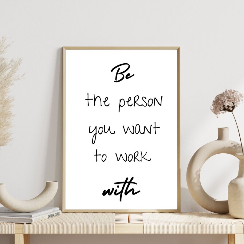 Inspirational Wall Art,office Wall Art,workplace Positivity,trendy Decor,motivational Office