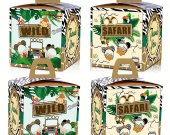 Safari Party/ Wild One Party Favor bag/ Mickey and Minnie Safari/ Safari Mickey Party / Safari Theme/ Minnie Safari/ Jungle Baby Shower/