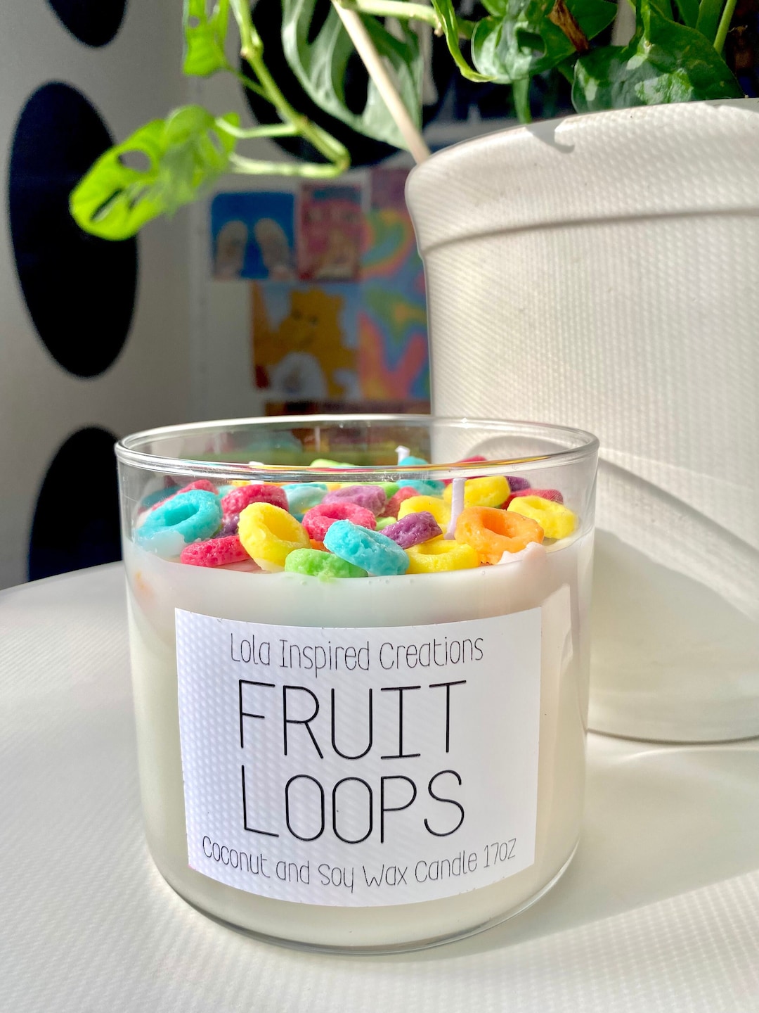Fruit Loop Candle, Cereal Scented Candle, Cereal Candle Etsy
