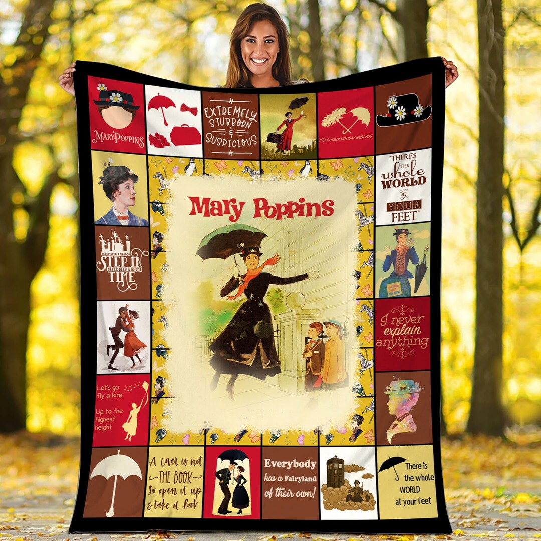 Mary Poppins Fleece Blanket Mary Poppins Bert Blanket for Etsy