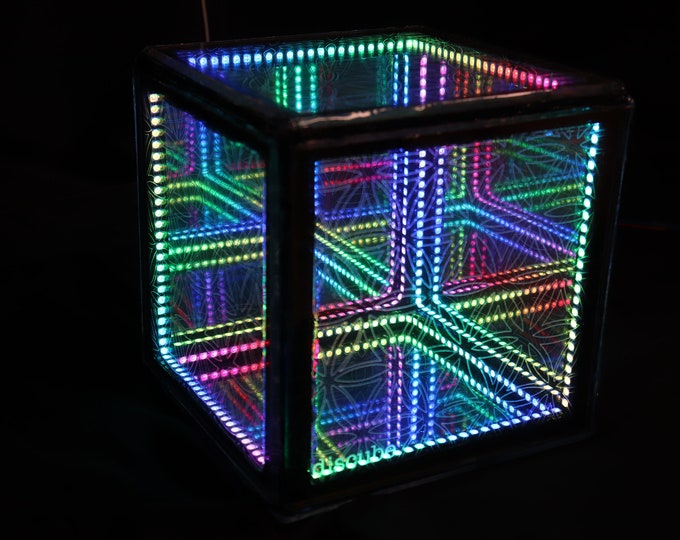8inch Discube, Infinity Cube With Acrylic Panels - Etsy