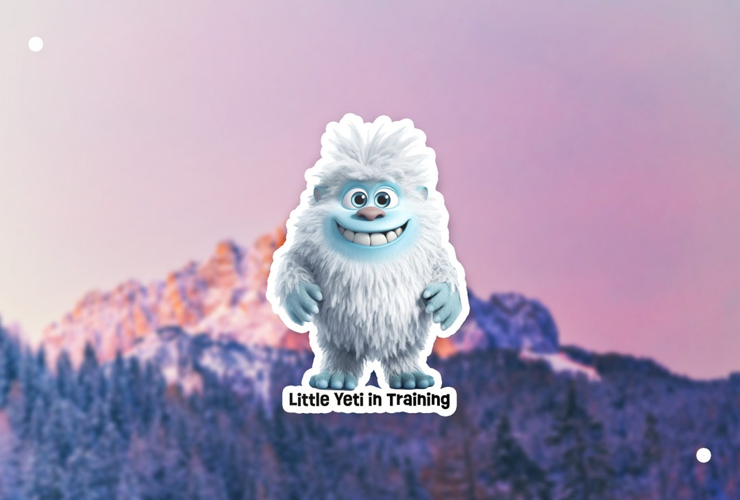 Yeti Sticker Train Laptop Sticker Girl Sticker YETI Cooler Etsy