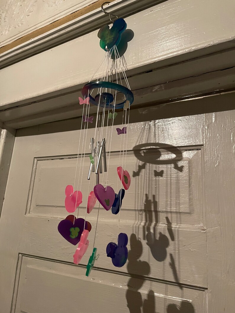 Disney Minnie Mouse & Mickey Mouse Wind Chimes - Etsy UK