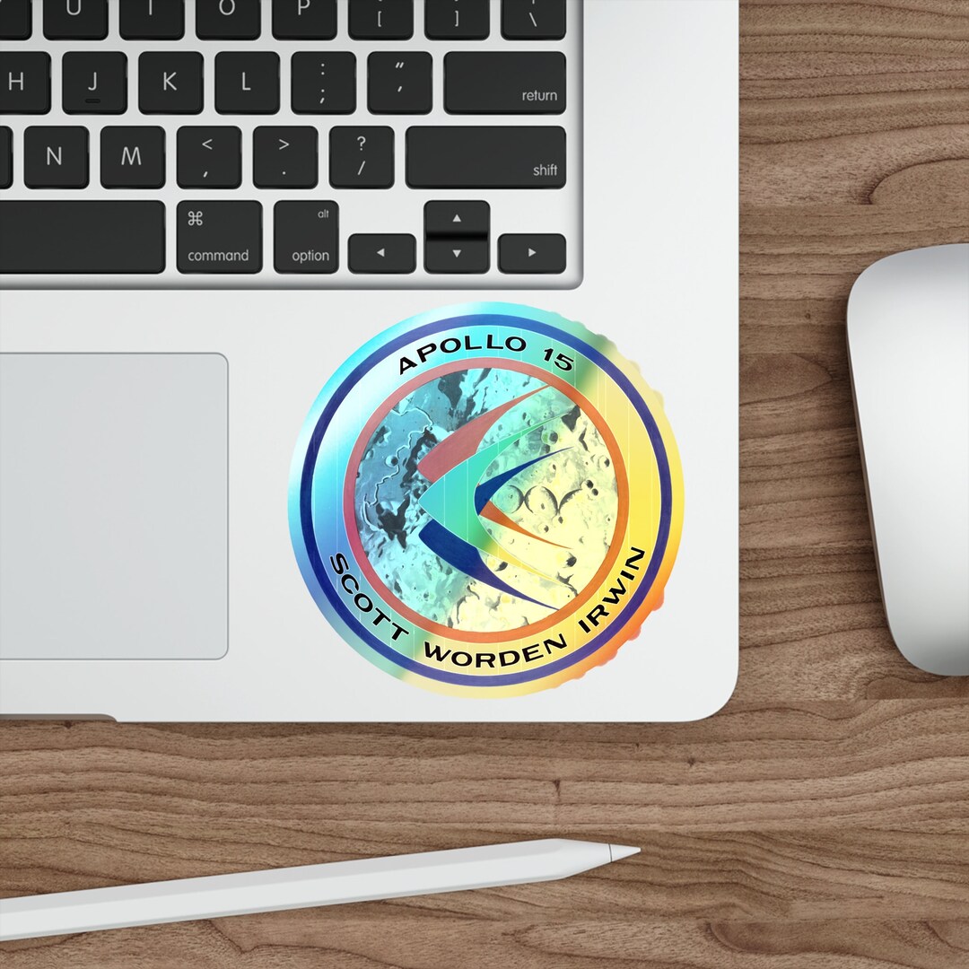 Holographic Apollo 15 Stickers - Etsy