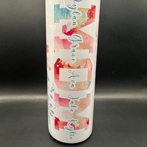 Floral Grandma & Mom 20oz Tumbler
