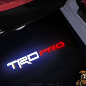 TRD Pro Door Lights | Toyota 4Runner Welcome Lights | Courtesy Lights |  Projector | 5th Generation [BRIGHT