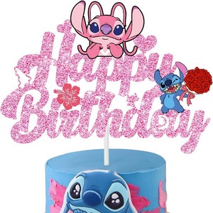 Stitch Cake Topper, Stitch Birthday, Stitch Party, Cake Topper, Birthday Cake  Topper, Topper. 