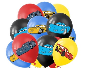 20pcs Cars Theme Balloon Set Party Supplies Birthday Decoration