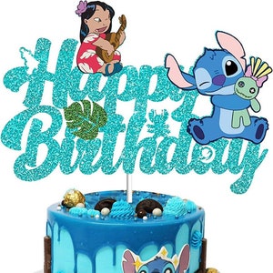 Stitch Cake Topper, Stitch Birthday, Stitch Party, Cake Topper, Birthday Cake  Topper, Topper. 