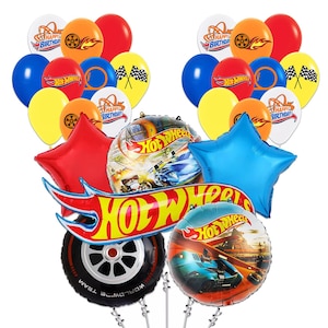 27pcs Race Car Balloon Set Party Supplies Racing Car Kids Birthday Decoration