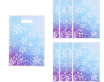 20PCS Frozen Lolly Loot Bag Party Supplies Snowflake Girls Birthday Party Favour