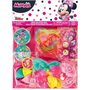 48PCS Classic Cartoon Mouse Mega Mix Favours Value Pack Party Supplies Girls Birthday Decoration