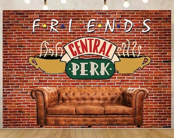 100cm x 150cm Friends TV Backdrop Banner Party Supplies Adults Birthday Decoration