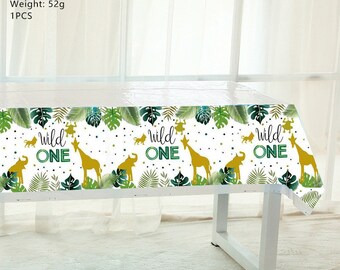 Wild One Table Cover Tablecloth Party Supplies Baby Shower Birthday Decoration