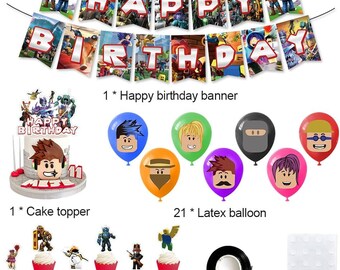 Ensemble de Ballons de décoration d'anniversaire - Rose & Mauve