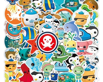 100PCS Octonauts Stickers Collection Kids Birthday Decoration