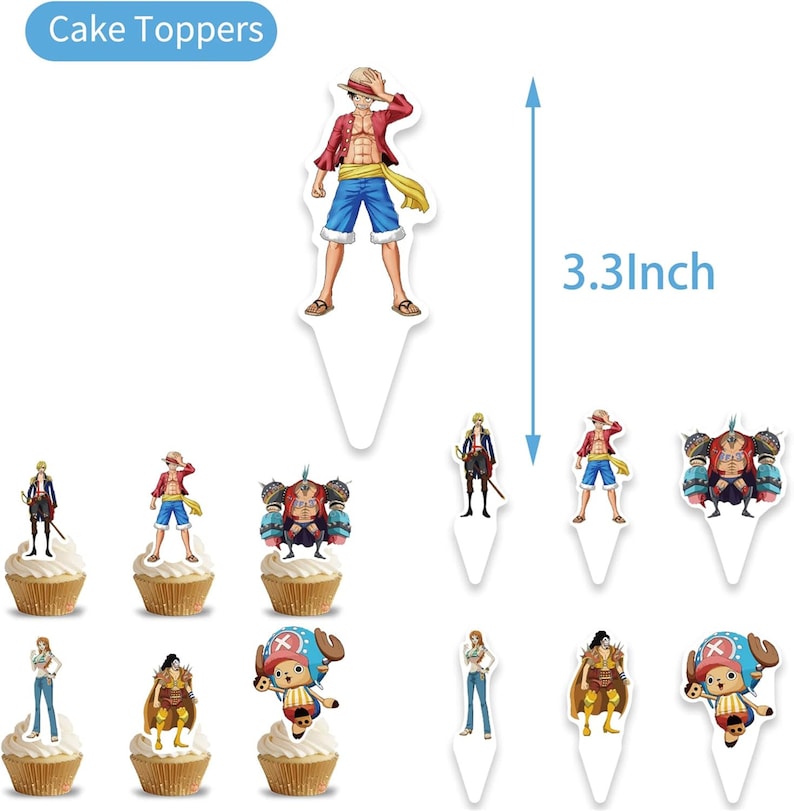 One Piece Party Set Party Supplies Banner Balloons Toppers Kids