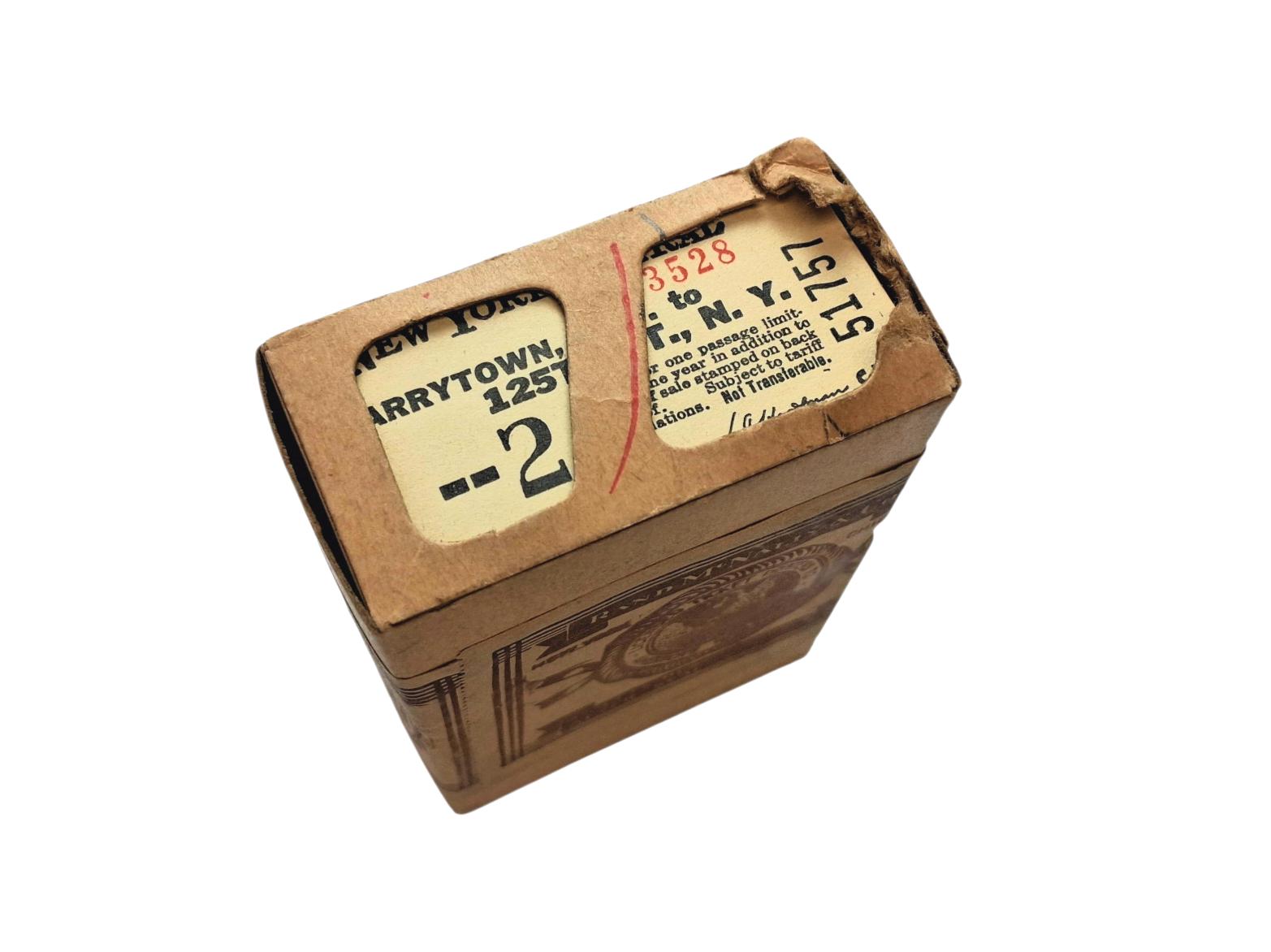 Vintage New York Central Railroad Tickets Box | Unopened Train Ticket ...