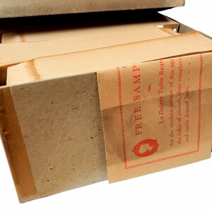 Vintage 1940s La Dainity Free Samples Envelopes With Gummed Flaps, Vintage Advertising Envelopes image 10