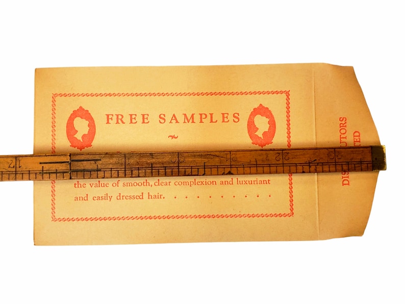 Vintage 1940s La Dainity Free Samples Envelopes With Gummed Flaps, Vintage Advertising Envelopes image 8