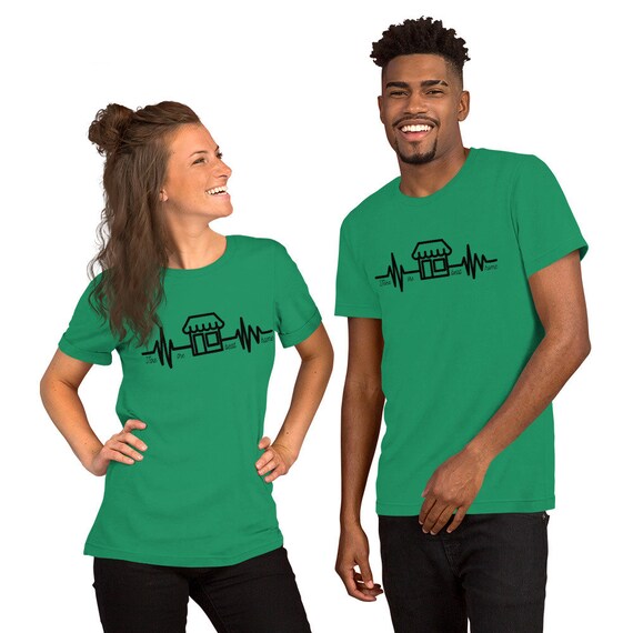 トップス house on the hill 100cm Tee heart Unisex T-shirt, Heart Beat Line T-shirt, Heart Beat T-shirt