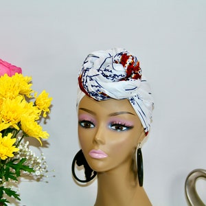 Head Wrap | Wax print Head Tie | Head Scarf | African print Head Wrap | Turban Wax | Hair Accessories