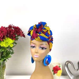 Head Wrap | Wax print Head Tie | Head Scarf | African print Head Wrap | Turban Wax | Hair Accessories