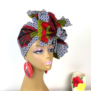 Head Wrap | Wax print Head Tie | Head Scarf | African print Head Wrap | Turban Wax | Hair Accessories