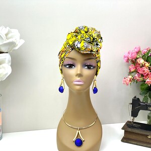 Head Wrap | Head Scarf &quot;Ring my Love&quot; | Wax print Head Tie | African print Head Wrap | Turban Wax | Hair Accessories