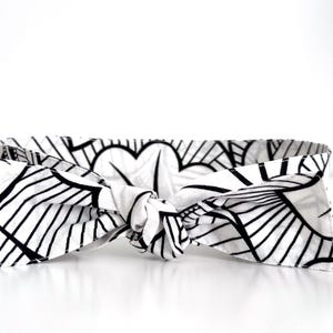 Floral print Head Wrap • Head Tie • Knot Headband • African print Hair Tie • Tie Up Head Scarf 1940&#39;s, 1950&#39;s, retro