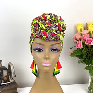 Head Wrap | Wax print Head Tie | Head Scarf | African print Head Wrap | Turban Wax | Hair Accessories