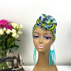Head Wrap | Wax print Head Tie | Head Scarf | African print Head Wrap | Turban Wax | Hair Accessories