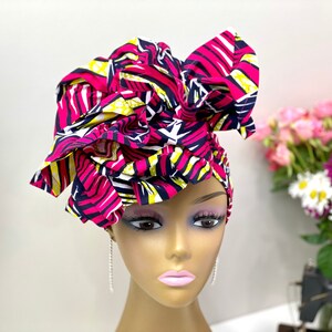 Head Wrap | Wax print Head Tie | Head Scarf | African print Head Wrap | Turban Wax | Hair Accessories