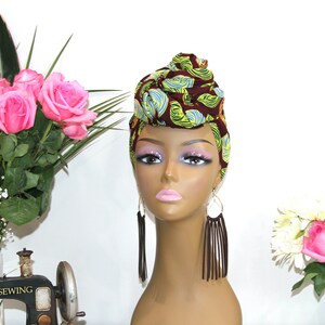 Head Wrap | Wax print Head Tie | Head Scarf | African print Head Wrap | Turban Wax | Hair Accessories