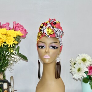 Head Wrap | Wax print Head Tie | Head Scarf | African print Head Wrap | Turban Wax | Hair Accessories