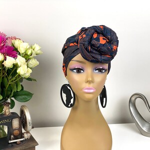 Head Wrap | Wax print Head Tie | Head Scarf | African print Head Wrap | Turban Wax | Hair Accessories