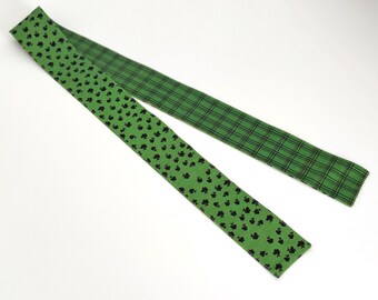 Reversible Head Wrap • Head Tie • Knot Headband • Hair Tie • Tie Up Head Scarf 1940's, 1950's, retro