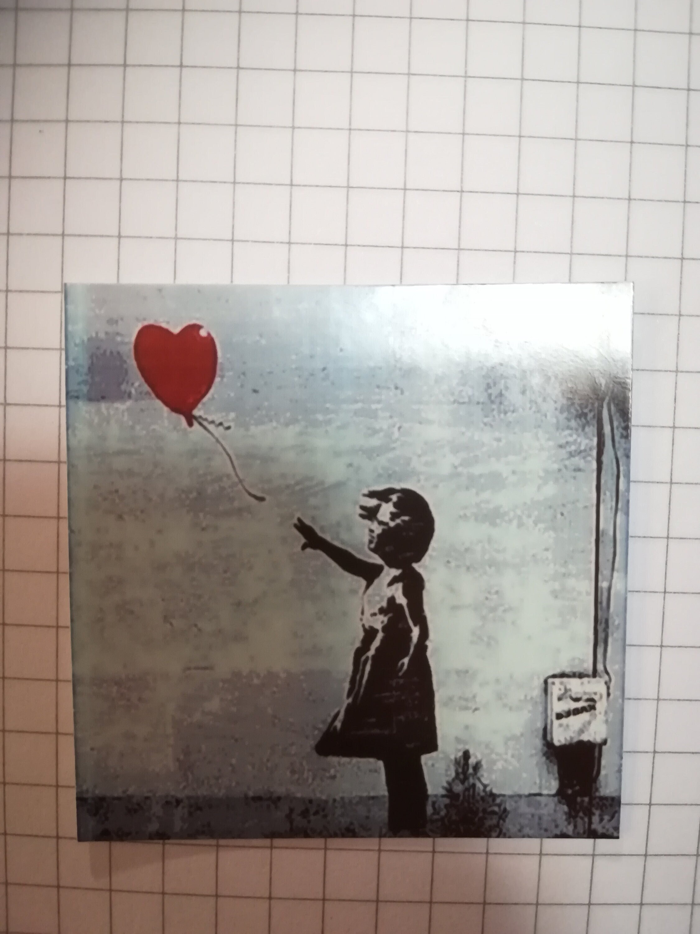 Macbook Aufkleber, Banksy Girl Balloon, Sticker, Laptop in Bayern -  Freilassing, Notebook gebraucht kaufen