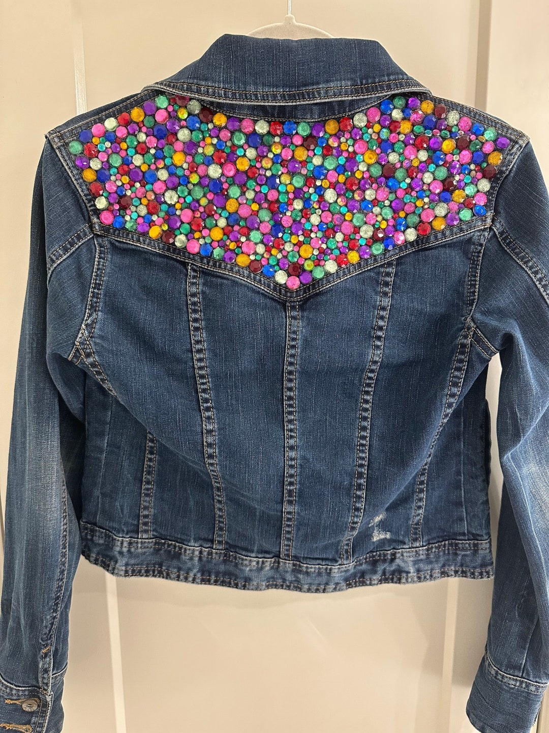 Bejeweled Denim Jacket Taylor Swift Eras Tour Inspired Etsy